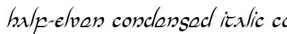 Half-Elven Condensed Italic Condensed Italic preview