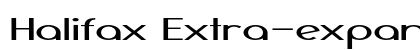 Halifax Extra-expanded Bold Preview