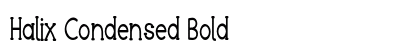 Halix Condensed Bold Preview