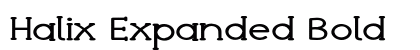 Halix Expanded Bold preview