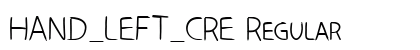 HAND_LEFT_CRE Regular preview