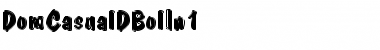 DomCasualDBolIn1 Font