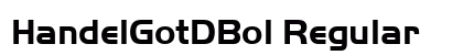 HandelGotDBol Regular preview
