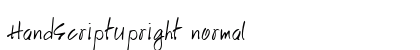 HandScriptUpright normal preview