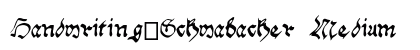 Handwriting_Schwabacher Medium preview