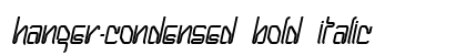 Hanger-Condensed Bold Italic preview