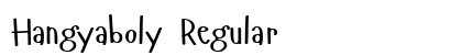 Hangyaboly Regular preview