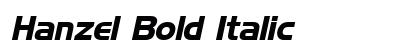 Hanzel Bold Italic preview