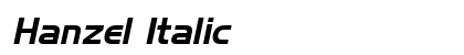 Hanzel Italic Preview