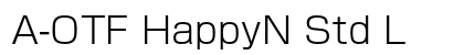 A-OTF HappyN Std L Preview