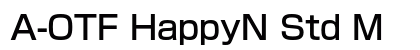 A-OTF HappyN Std M preview
