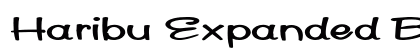 Haribu Expanded Bold preview