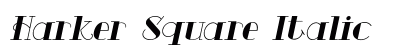 Harker Square Italic preview