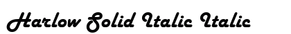 Harlow Solid Italic Italic preview