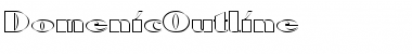 DomenicOutline Regular Font