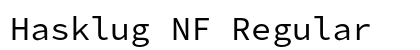 Hasklug NF Regular preview
