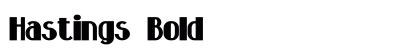 Hastings Bold preview