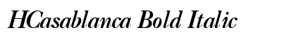 HCasablanca Bold Italic Preview