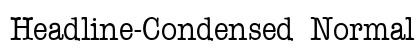 Headline-Condensed Normal preview
