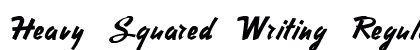 Heavy Squared Writing Regular preview