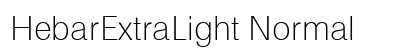 HebarExtraLight Normal preview