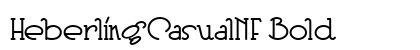 HeberlingCasualNF Bold preview