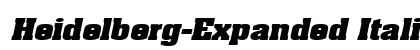 Heidelberg-Expanded Italic preview