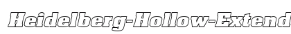 Heidelberg-Hollow-Extended Italic preview