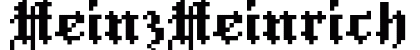 HeinzHeinrich Regular preview