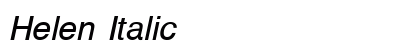 Helen Italic preview