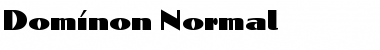 Dominon Normal Font
