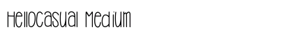 HelloCasual Medium preview