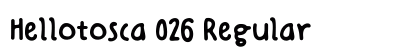 Hellotosca 026 Regular preview