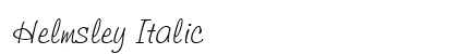 Helmsley Italic Preview