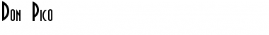 Don Pico Font