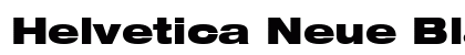 Helvetica Neue Black Preview