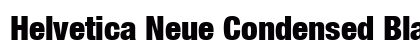 Helvetica Neue Condensed Black Preview