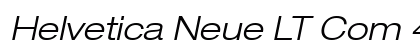 Helvetica Neue LT Com 43 Light Extended Oblique Preview