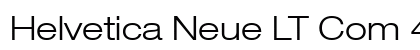 Helvetica Neue LT Com 43 Light Extended Preview
