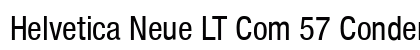 Helvetica Neue LT Com 57 Condensed preview