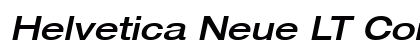 Helvetica Neue LT Com 63 Medium Extended Oblique Preview