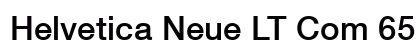Helvetica Neue LT Com 65 Medium Preview
