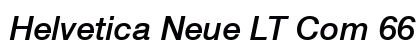 Helvetica Neue LT Com 66 Medium Italic Preview