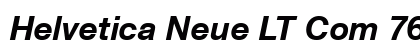 Helvetica Neue LT Com 76 Bold Italic preview