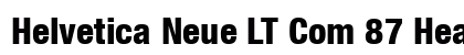 Helvetica Neue LT Com 87 Heavy Condensed Preview