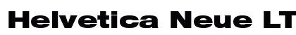 Helvetica Neue LT Com 93 Black Extended Preview