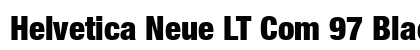 Helvetica Neue LT Com 97 Black Condensed Preview