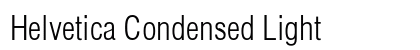 Helvetica Condensed Light Preview