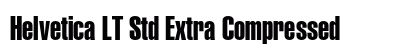 Helvetica LT Std Extra Compressed Preview