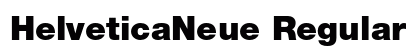 HelveticaNeue Regular preview